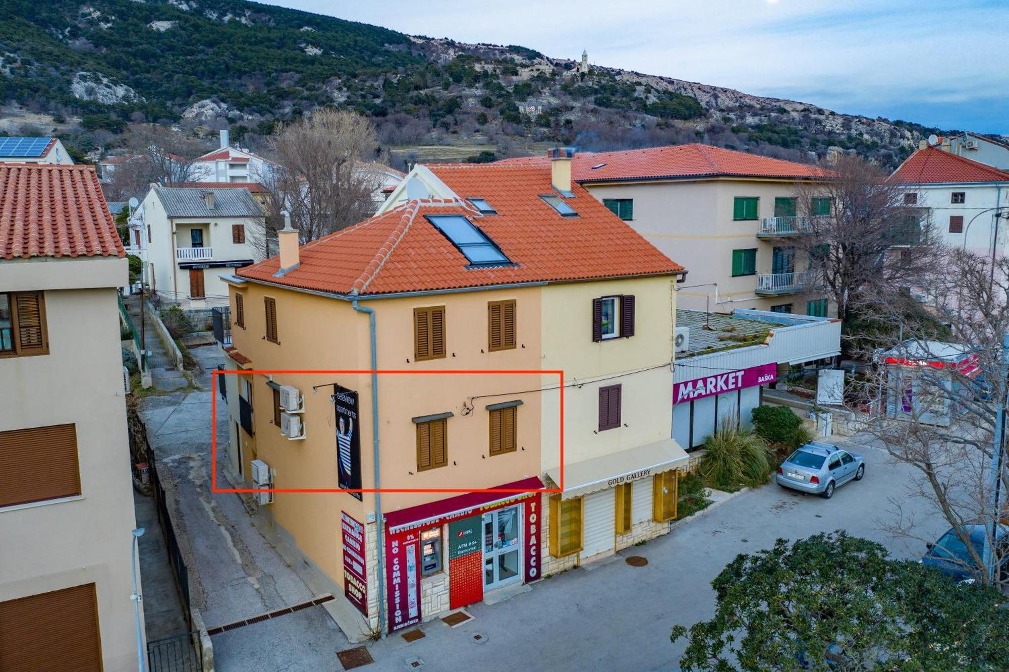 Seaview Apartments Baska Kamer foto